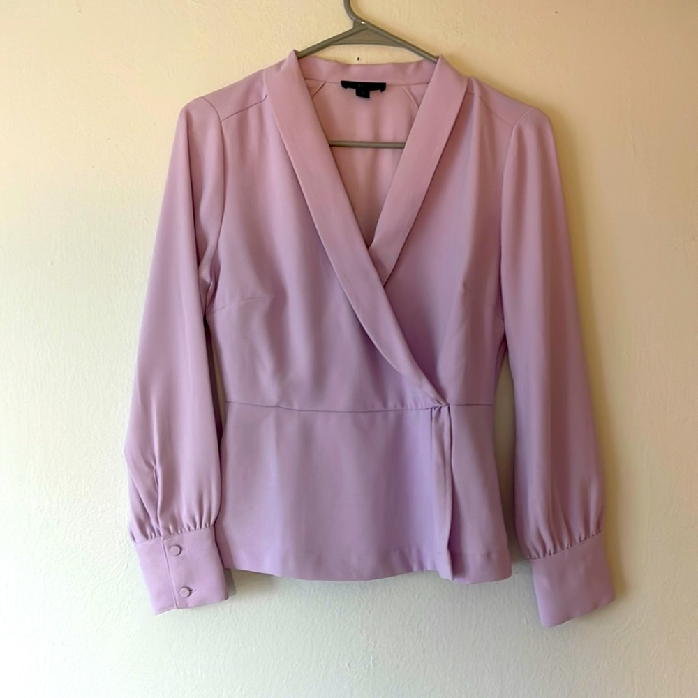 Jcrew top. Lilac. Size 0